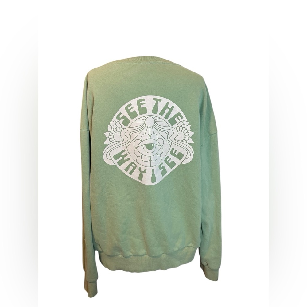 See The Way I See Sweatshirt XL Green pullover